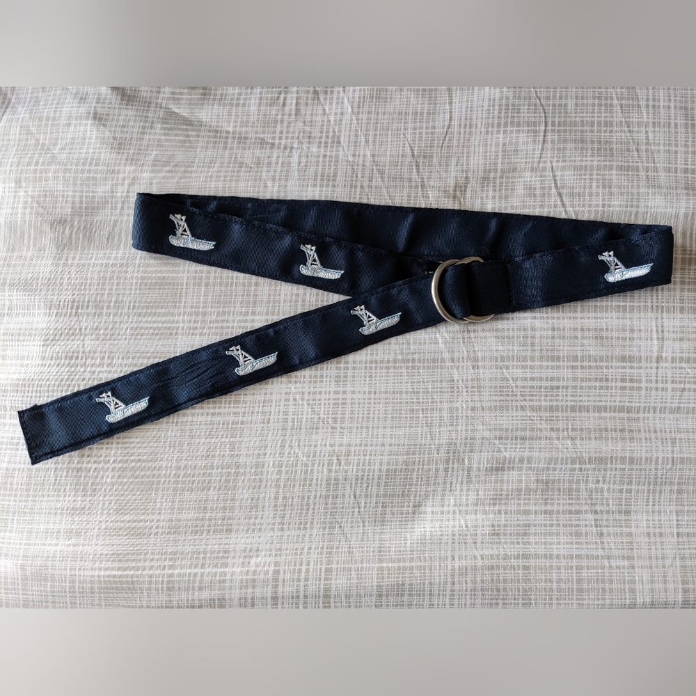 Vineyard Vines Boat D-Ring Belt sz small